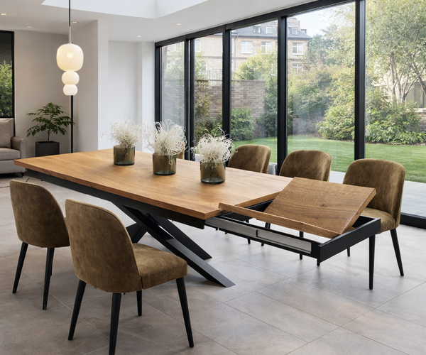 Solid Oak Extendable Dining Table UK | Dining Furniture – Clar Furniture UK