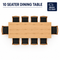 10 Seater Dining Table