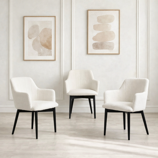 SET CHLOE – Grantham Dining Table and Bench + Chairs Chloe