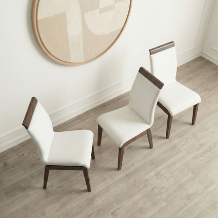 Dining Chair Bella with a Wooden Strip