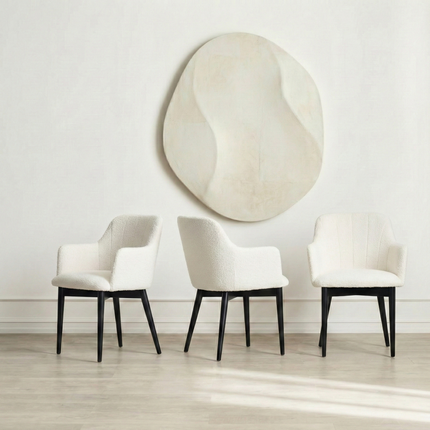 Dining chair Chloe with metal legs