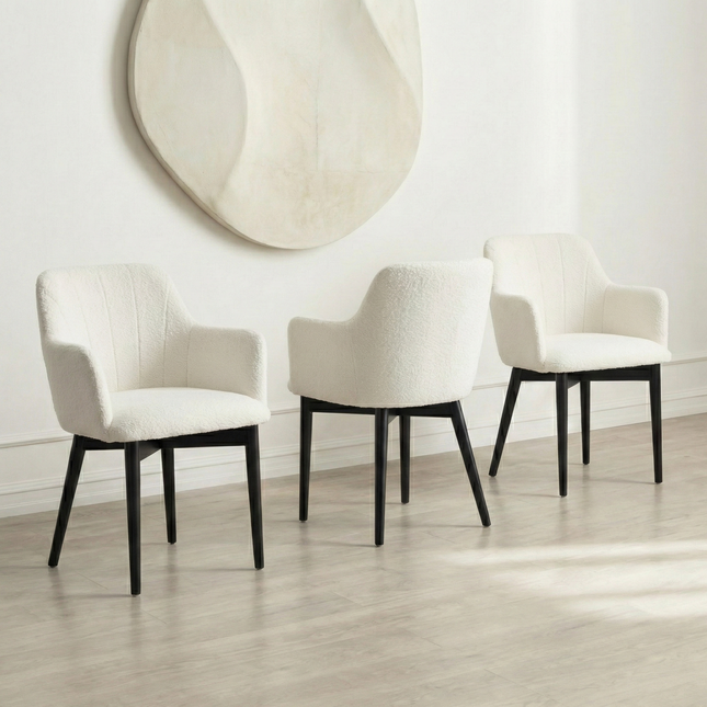 Dining chair Chloe with metal legs