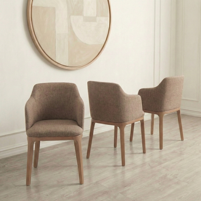 Dining chair Ava with armrest