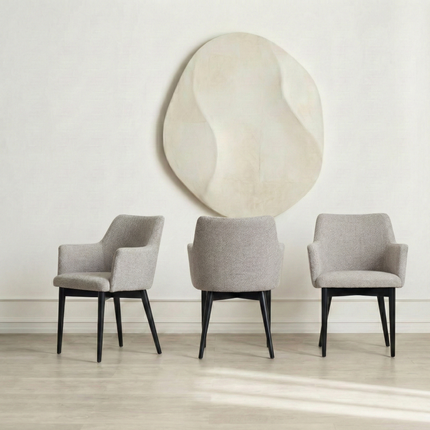 Armchair Rene with metal legs