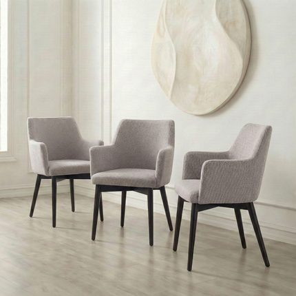 Armchair Rene with metal legs