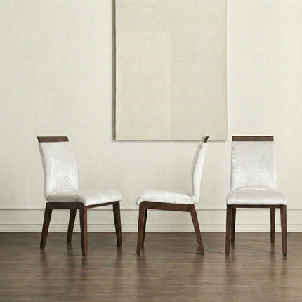 Dining Chair Bella with a Wooden Strip