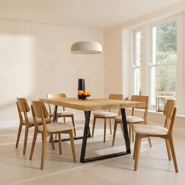 John Lewis Calia Style Dining Table Frame Steel Legs Cotswold