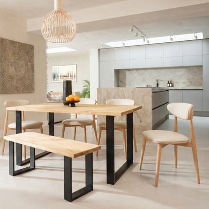 John Lewis Calia Style Dining Table Frame Steel Legs Cotswold