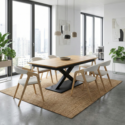 Wainfleet Solid Oak Extendable Dining Table