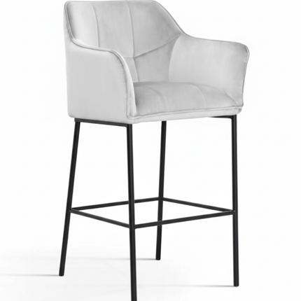 Bar Stools Boston with black metal base