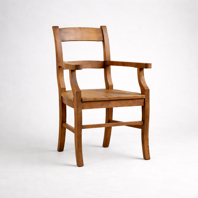 Octon Wooden Dining Armchair Solid Wood