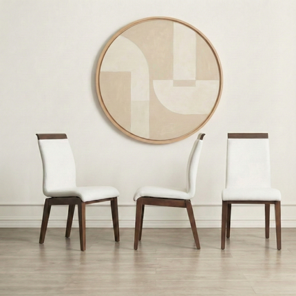 Dining Chair Bella with a Wooden Strip