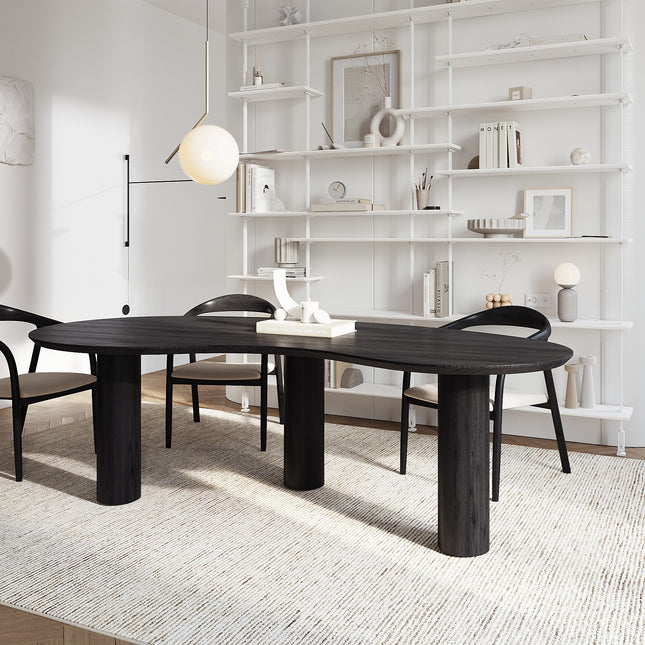 Oak Modern Dining Table 0100