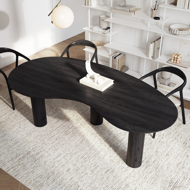 Oak Modern Dining Table 0100