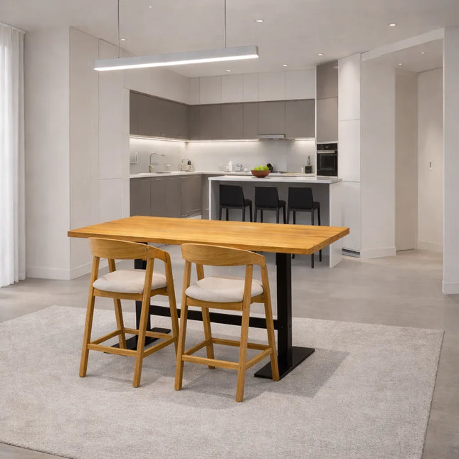 Gunby Oak Modern Breakfast Bar