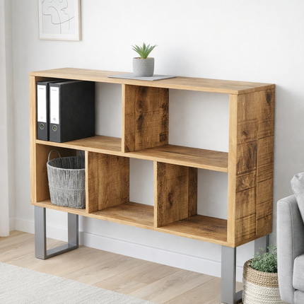 Rustic Bookcase Handmade Industrial Style Bookcase Bookshelf Storage Unit Cabinet Lincoln