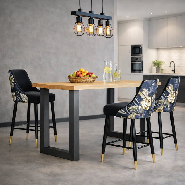 Manthorpe Oak Modern Breakafast Bar