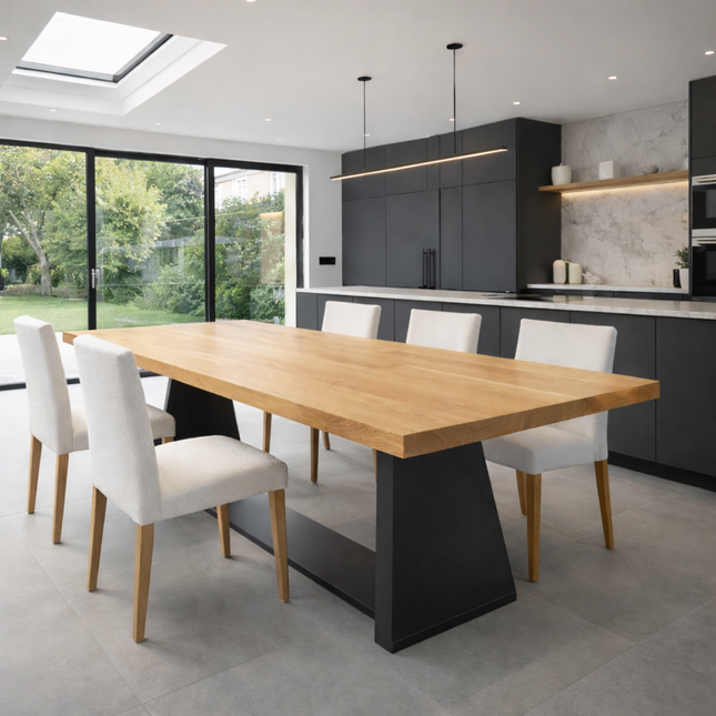 Solid Oak Dining Table WIKING