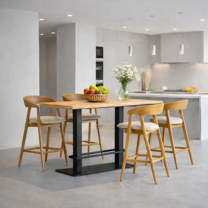 Rigsby Modern Oak Breakafast Bar