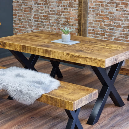 Farmer  Rustic Dining Bench