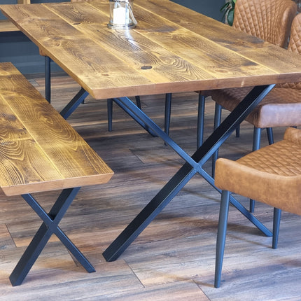 Louth Dining Bench METAL FRAME LEGS