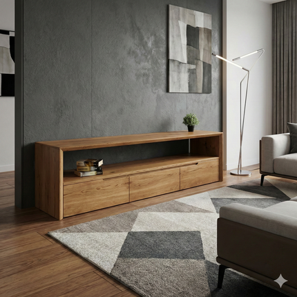 Oak TV cabinet Amber