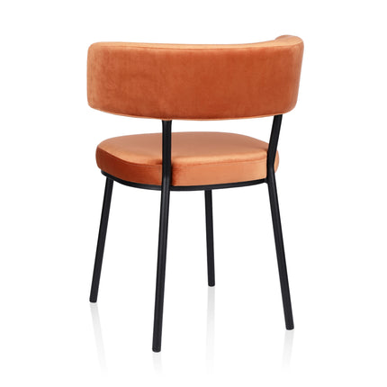 Dining Chair Geofrey with metal legs