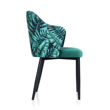 Dining Chair Jungle with metal legs