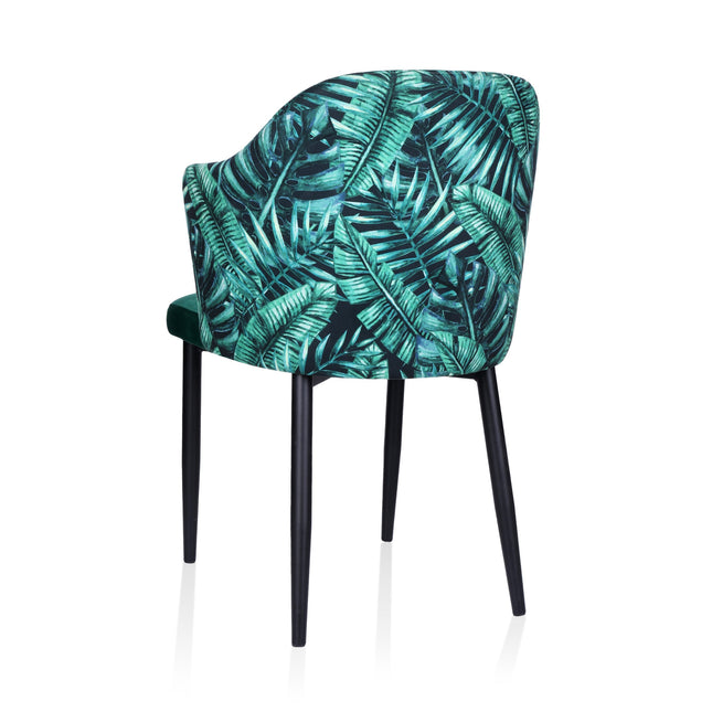 Dining Chair Jungle with metal legs