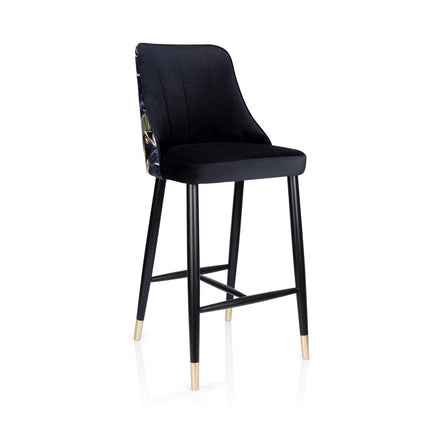 Bar Stools Natally with black metal base