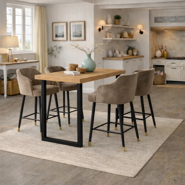 Newark Oak Modern Breakafast Bar