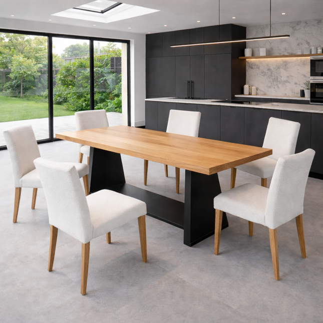 Solid Oak Dining Table WIKING