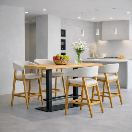 Rigsby Modern Oak Breakafast Bar
