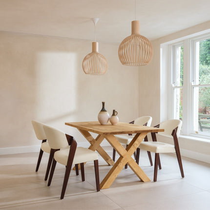 Rustic Industrial Dining Table John Lewis Calia Style Rustic Wooden Chunky X Frame Legs