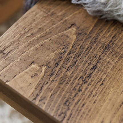 Grantham Thick Dining Industrial Dining Table with Wooden Square Legs