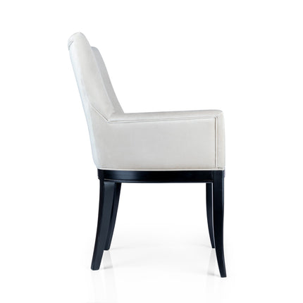 Dining chair Crystal with armrest