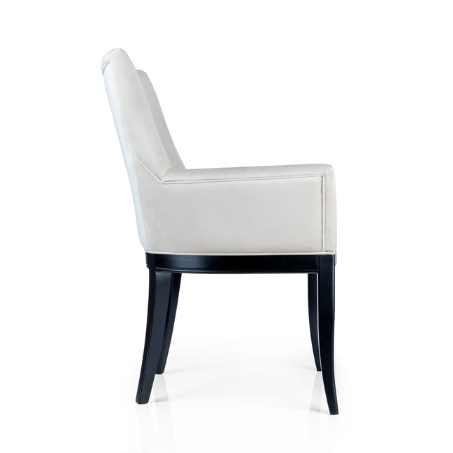 Dining chair Crystal with armrest