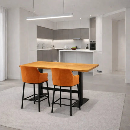 Gunby Oak Modern Breakfast Bar