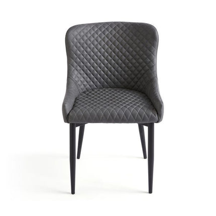 SET Table 200cm + 6 Chairs Boston Dining Table TRAPEZIUM - Frame Legs