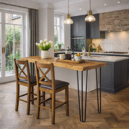 Firsby Breakfast Bar Hairpin Legs