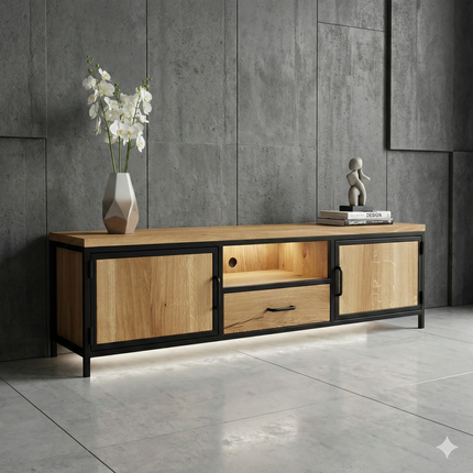 Oak TV cabinet Pinchbeck