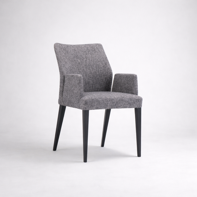 SET Firsby  -   Live Edge Dining Table/ Firsby Live Edge Bench/ Chairs Alto with Armrest