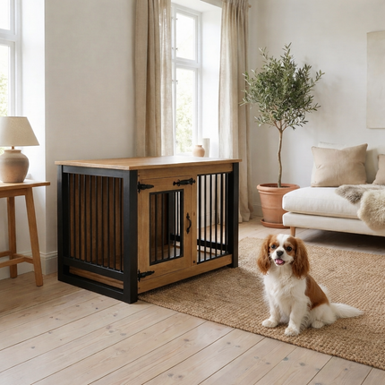 Single Small Deluxe Furniture Pet Sideboard,Dog Cabinet - Industrial