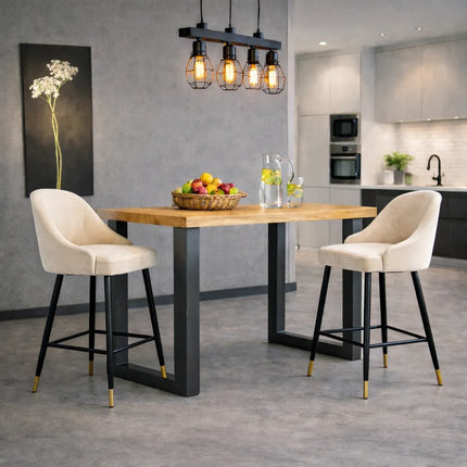 Manthorpe Oak Modern Breakafast Bar