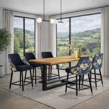 Beesby Oak Modern Breakafast Bar