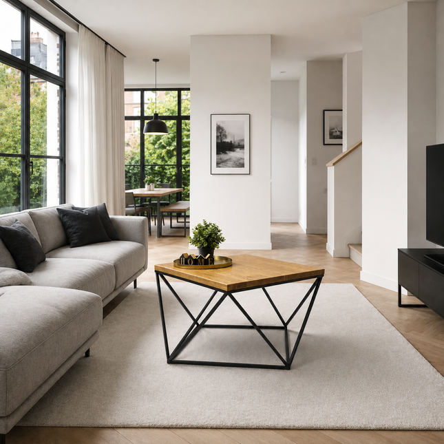 DIAMOND oak loft coffee table