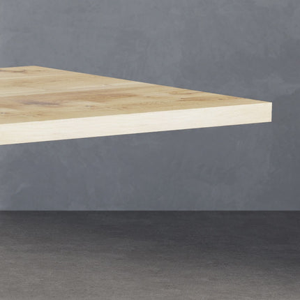 Sotby Oak Modern Dining Table Star Wooden Base