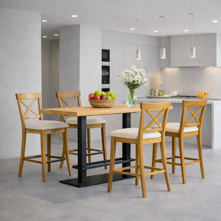 Rigsby Modern Oak Breakafast Bar