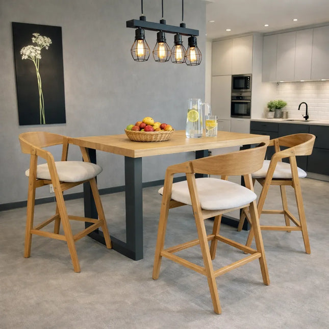 Manthorpe Oak Modern Breakafast Bar