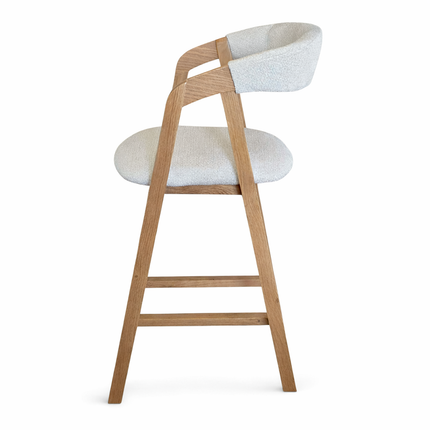 Oak Bar Stool Lars 2